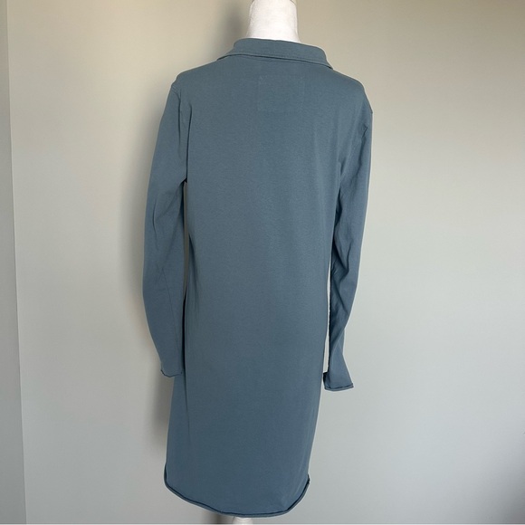 Frank & Eileen Hydrangea Nicole Popover Henley Jersey Dress. Size Medium. - Picture 4 of 8